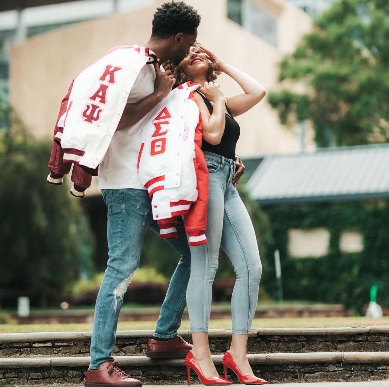 Kappa Krimson & Kream Bomber Jacket