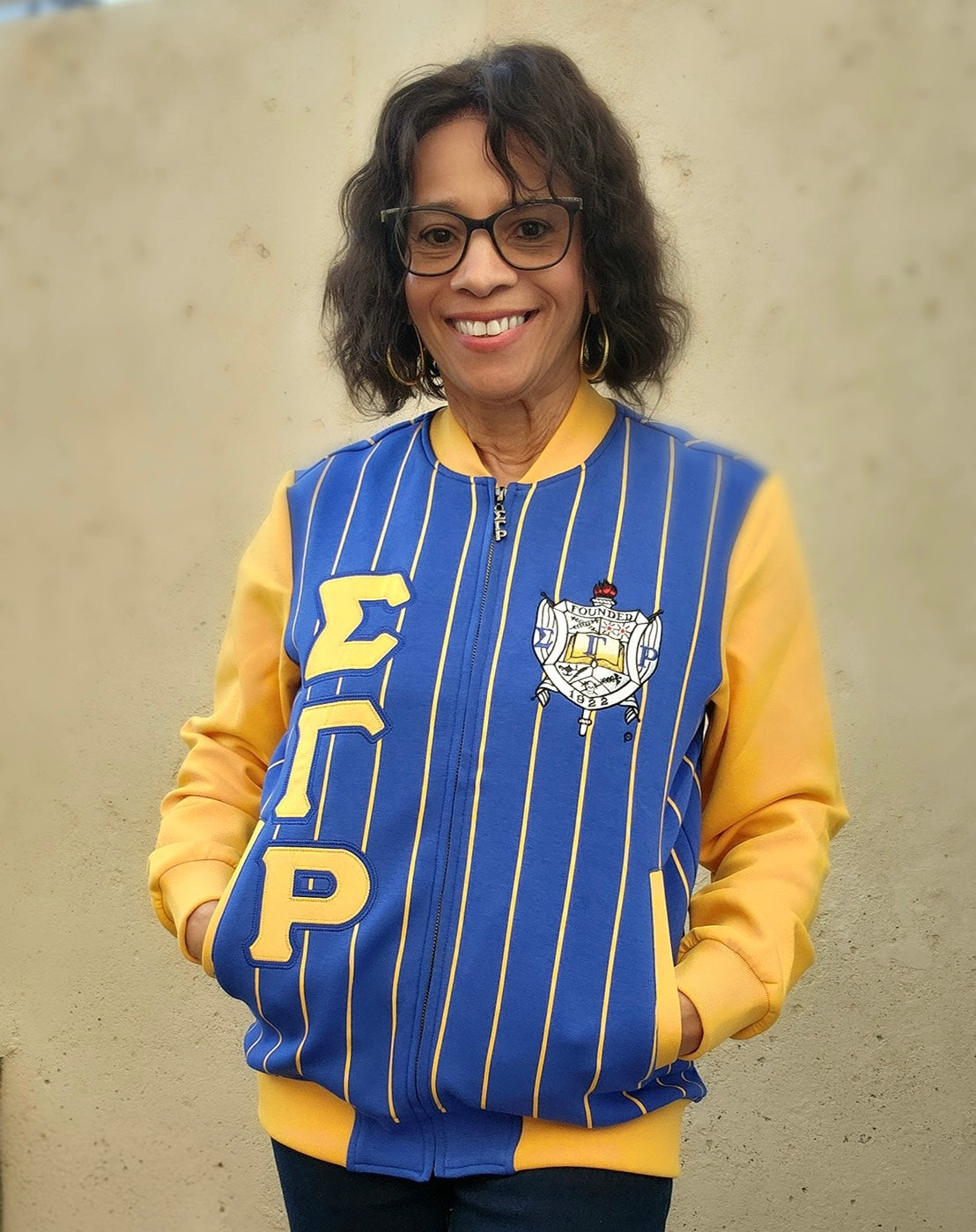 SGRho Pinstripe Tech Fleece Jacket
