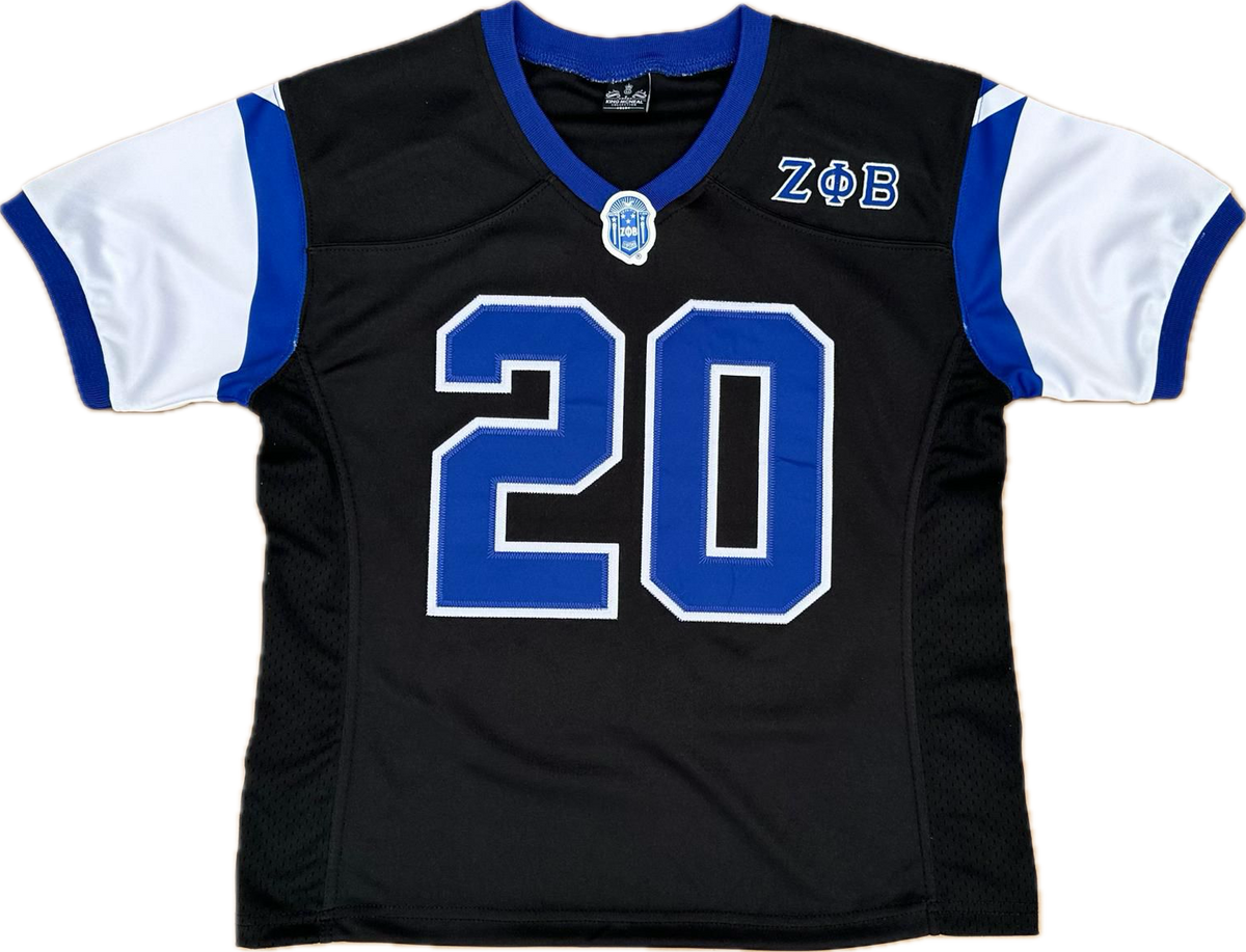Zeta Black Football Jersey