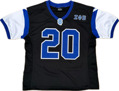 Zeta Black Football Jersey