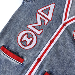 Delta Denim Cardigan Unisex Fit to