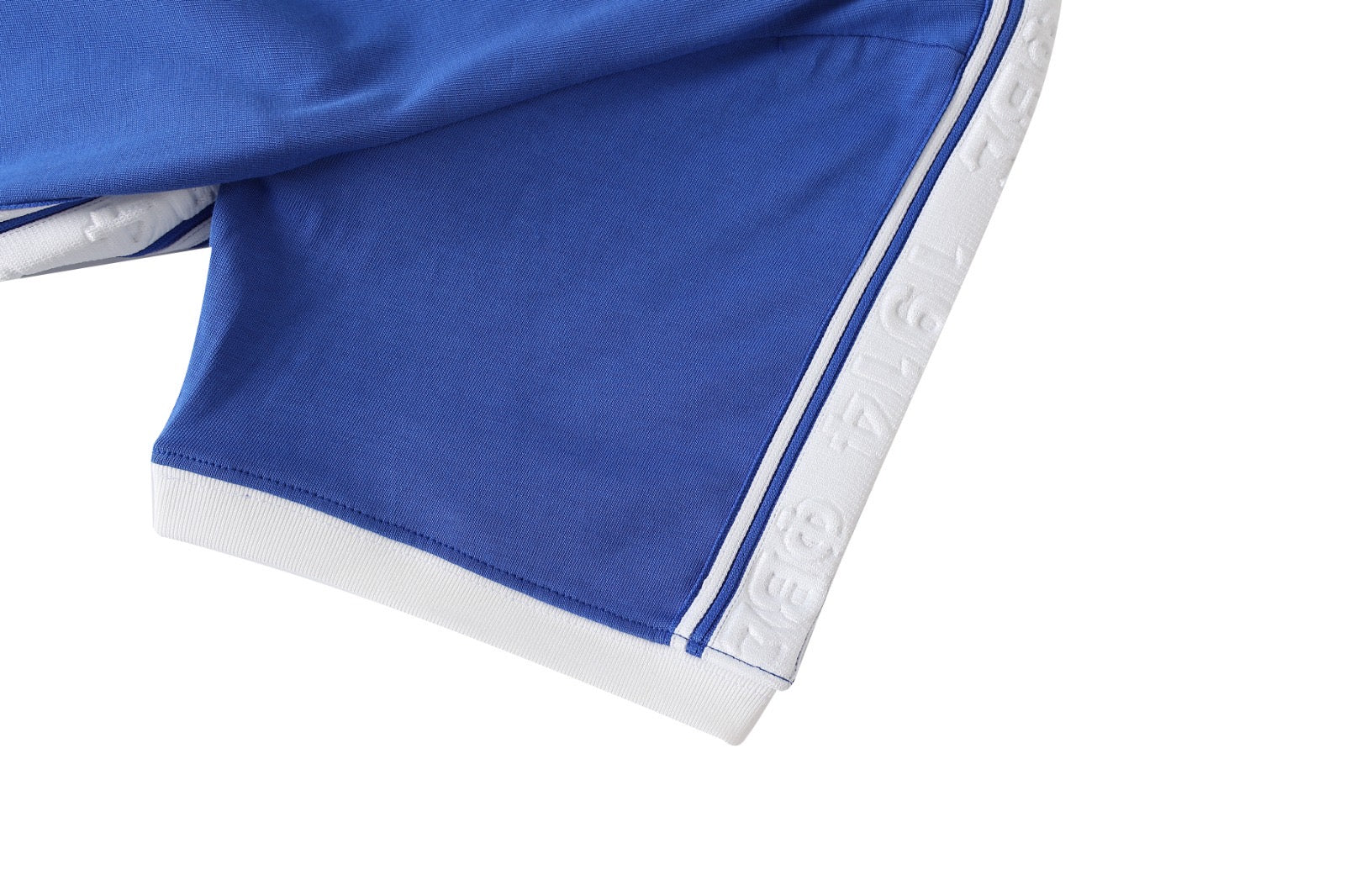 Sigma Blue Tapered Embossed Premium Crest Shirt