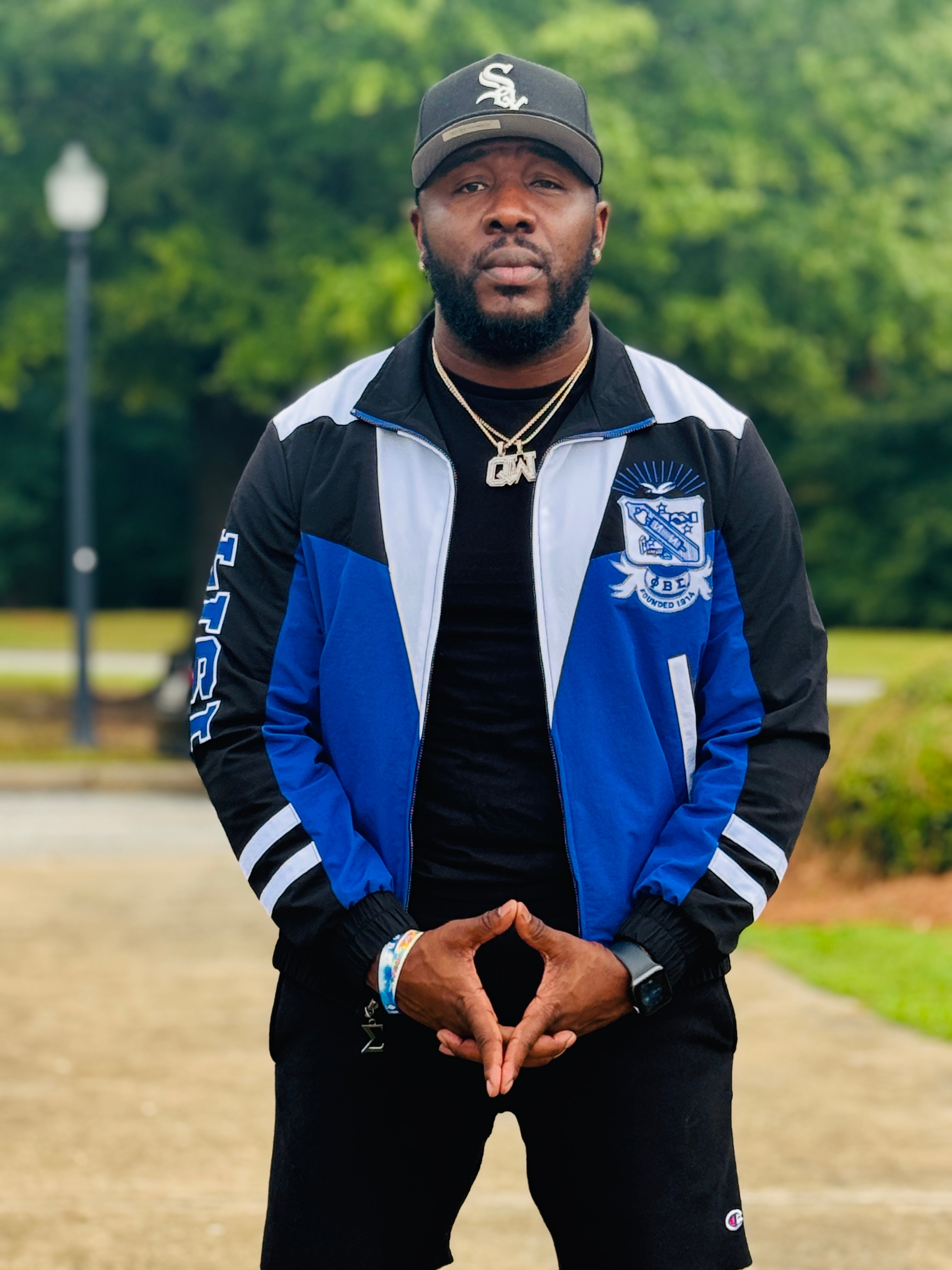 Sigma Blue Windbreaker Full Zip