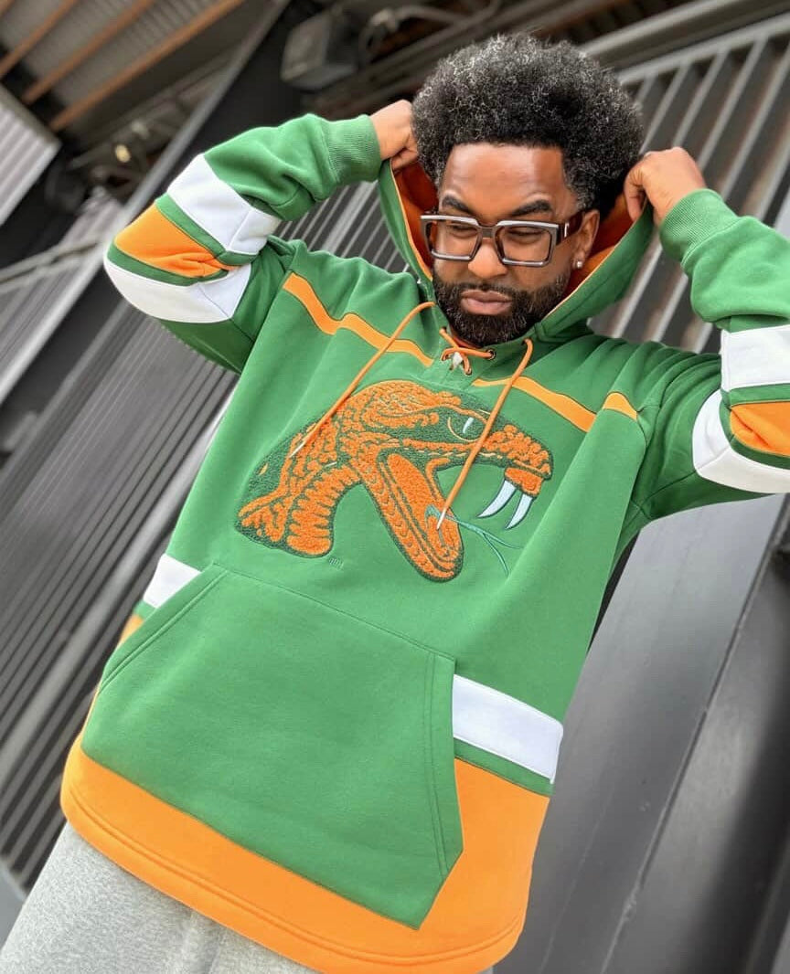 FAMU Green Hockey Hoodie