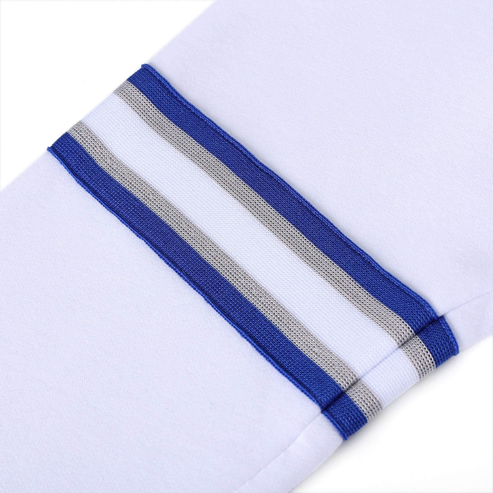 ZPB White Striped Chenille Crewneck (Unisex Size)