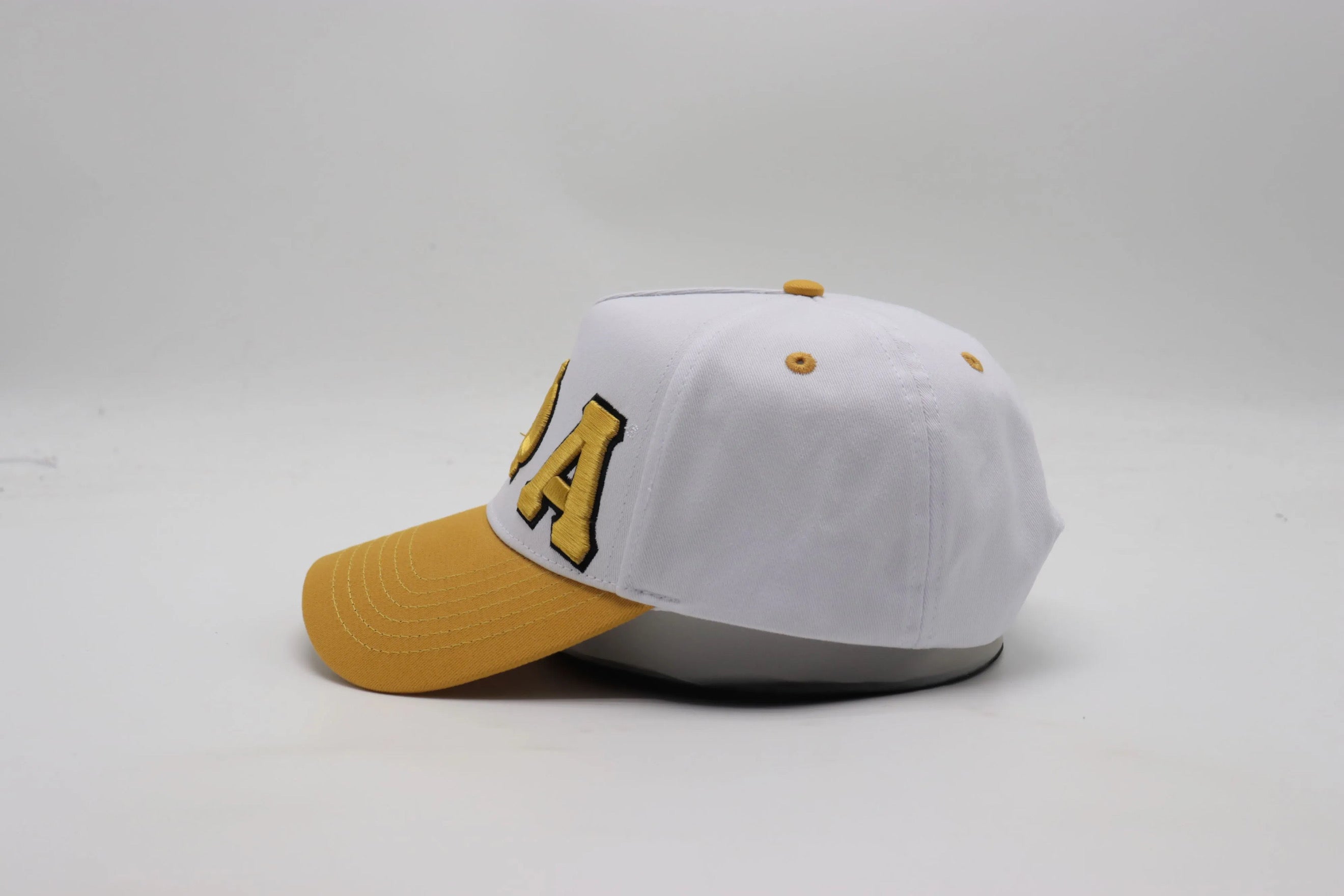 Alpha White Snapback Hat
