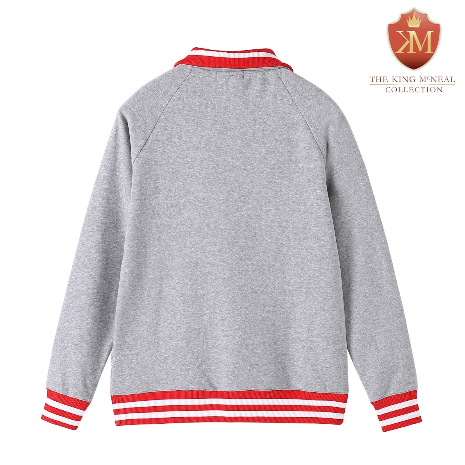 Delta Grey Quarter Zip Sweatshirt Unisex