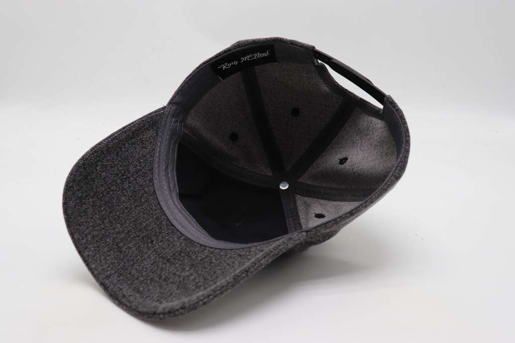 Alpha Black Denim Snapback Hat