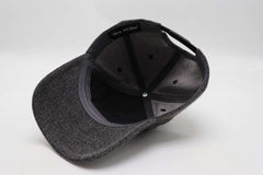 Alpha Black Denim Snapback Hat