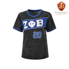 Zeta Black Premium Denim Jersey Shirt