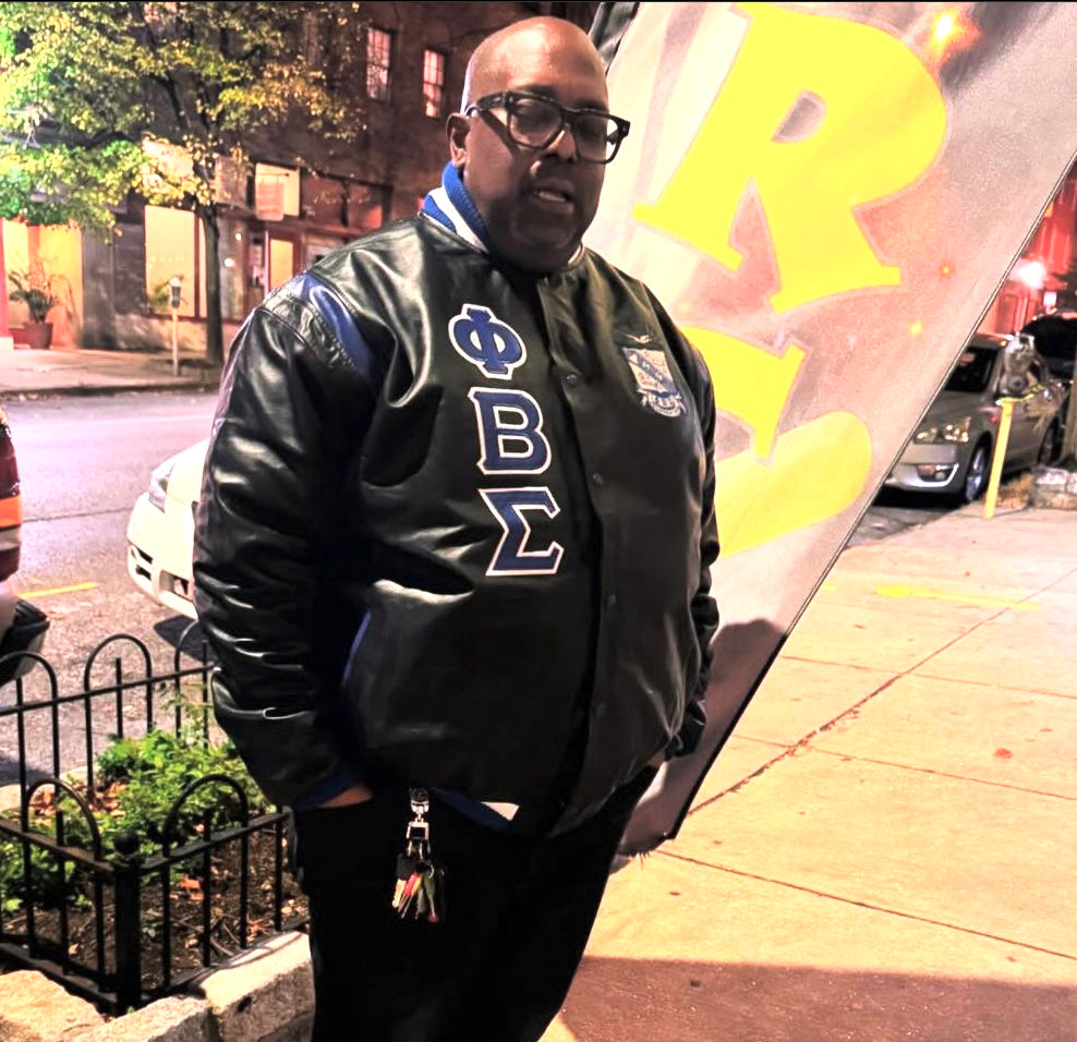 Sigma All Leather Letterman Jacket