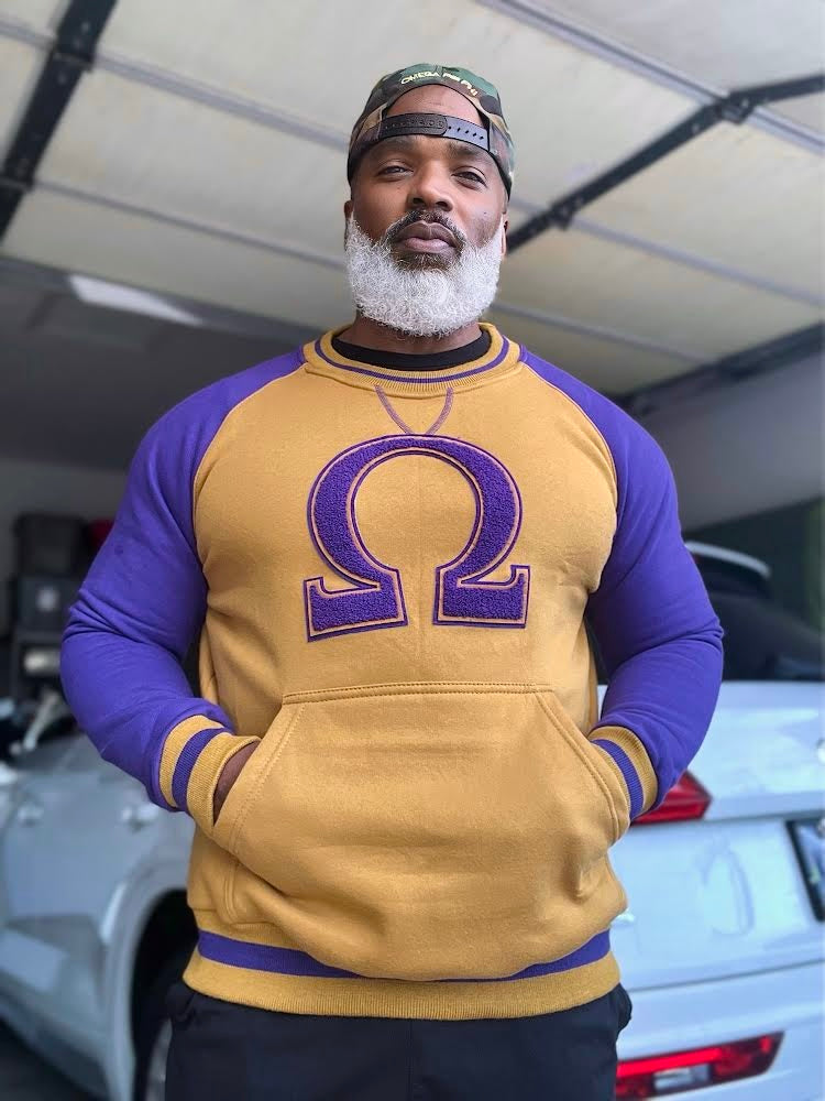 Omega Ω Chenille Crewneck