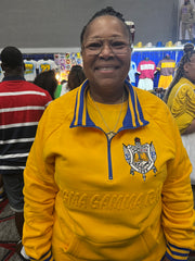 SGRho Gold Quarter Zip Sweatshirt Unisex