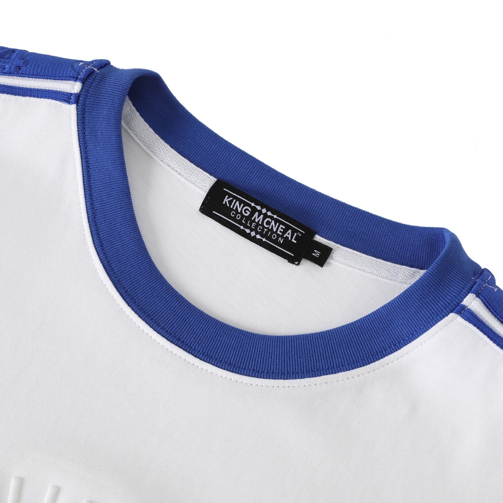 Sigma White Tapered Embossed Premium Crest Shirt