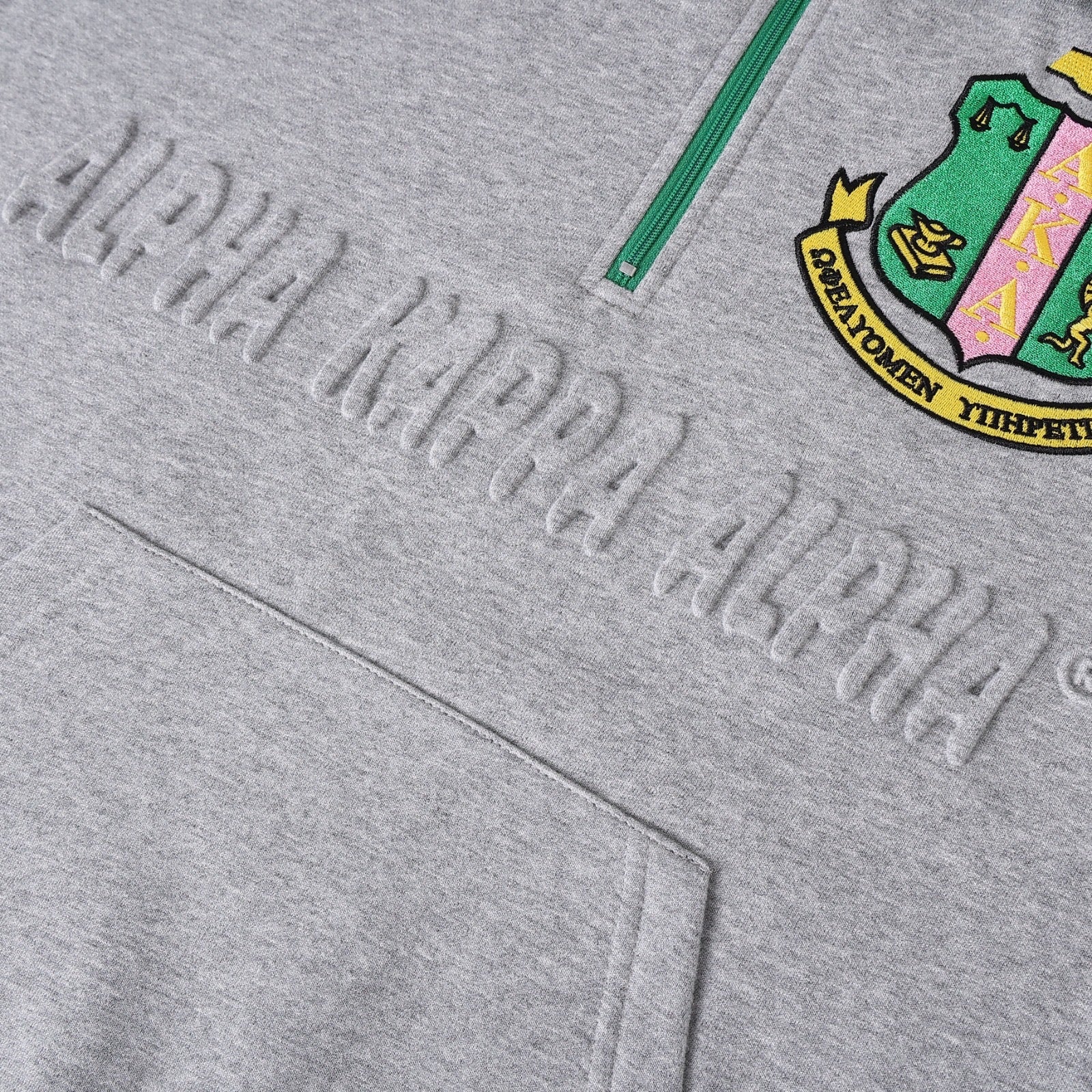 AKA Grey Quarter Zip Sweatshirt Unisex