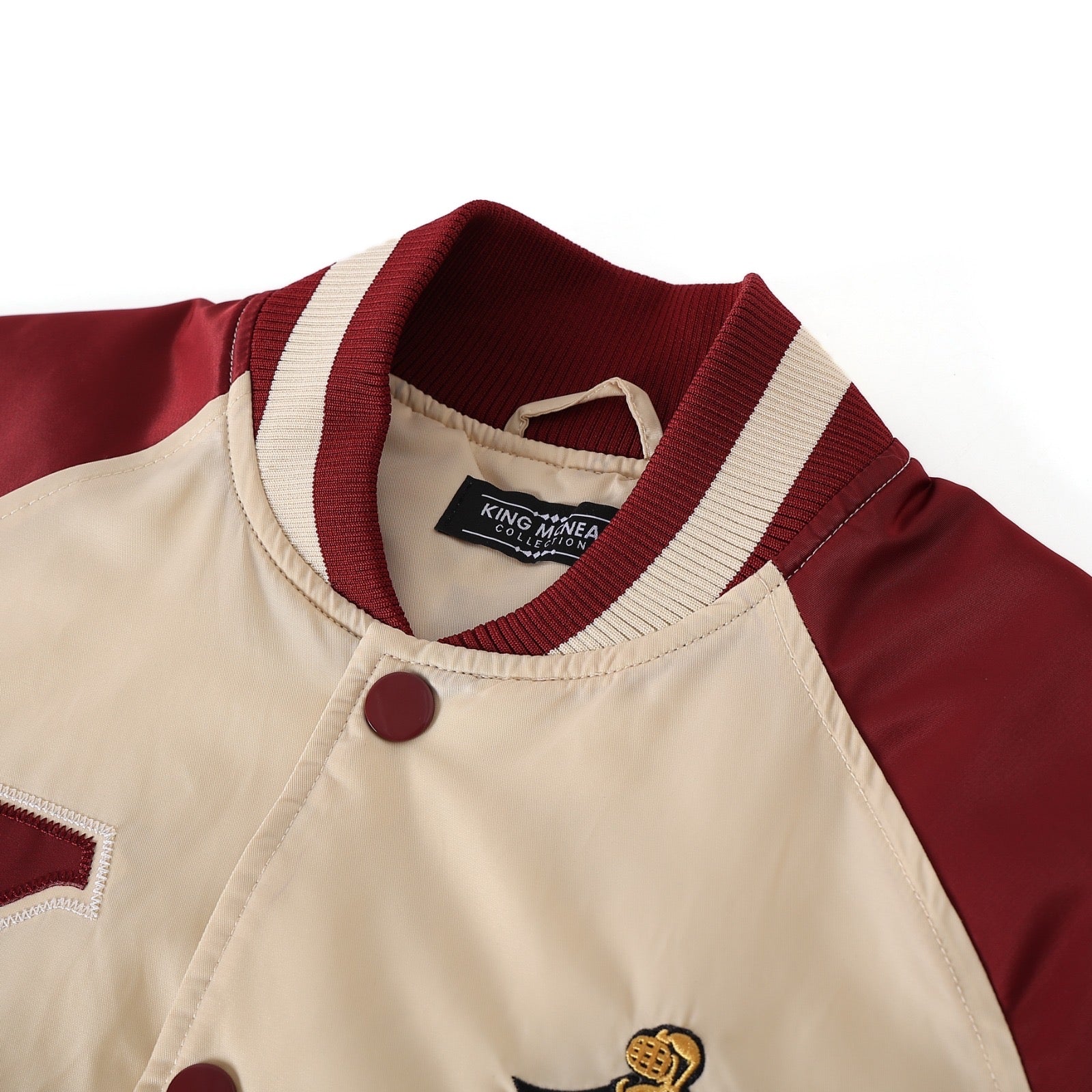 Kappa Krimson & Kream Bomber Jacket