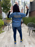 SGRho Denim Baseball Jersey