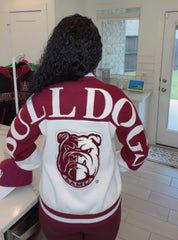 Alabama A&M White Fleece Jacket