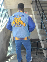 North Carolina A&T Denim Bomber