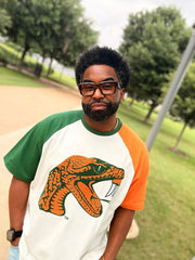 FAMU Neutral Premium Chenille Raglan Shirt