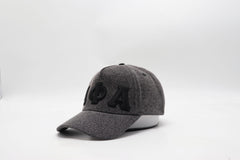 Alpha Black Denim Snapback Hat
