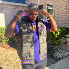 Omega Camo Hooded Vest