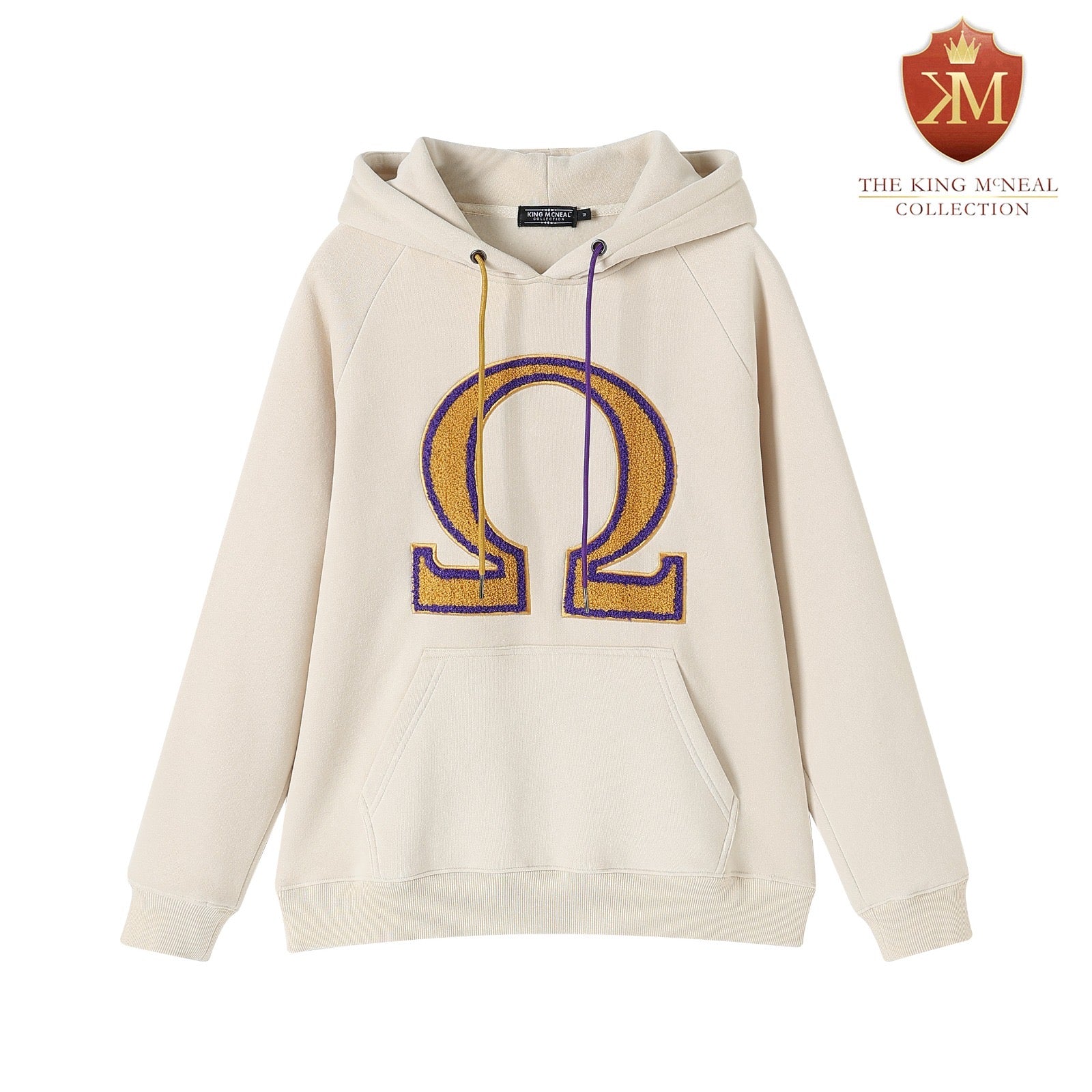 Omega Ω Neutral Chenille Hoodie