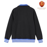 Zeta Black Quarter Zip Sweatshirt Unisex