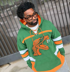 FAMU Green Hockey Hoodie