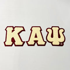 Kappa Cream Chenille Patch