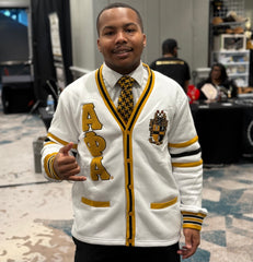 Alpha White Fleece Cardigan