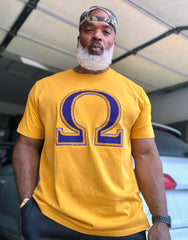Omega Premium Old Gold Chenille T-Shirt