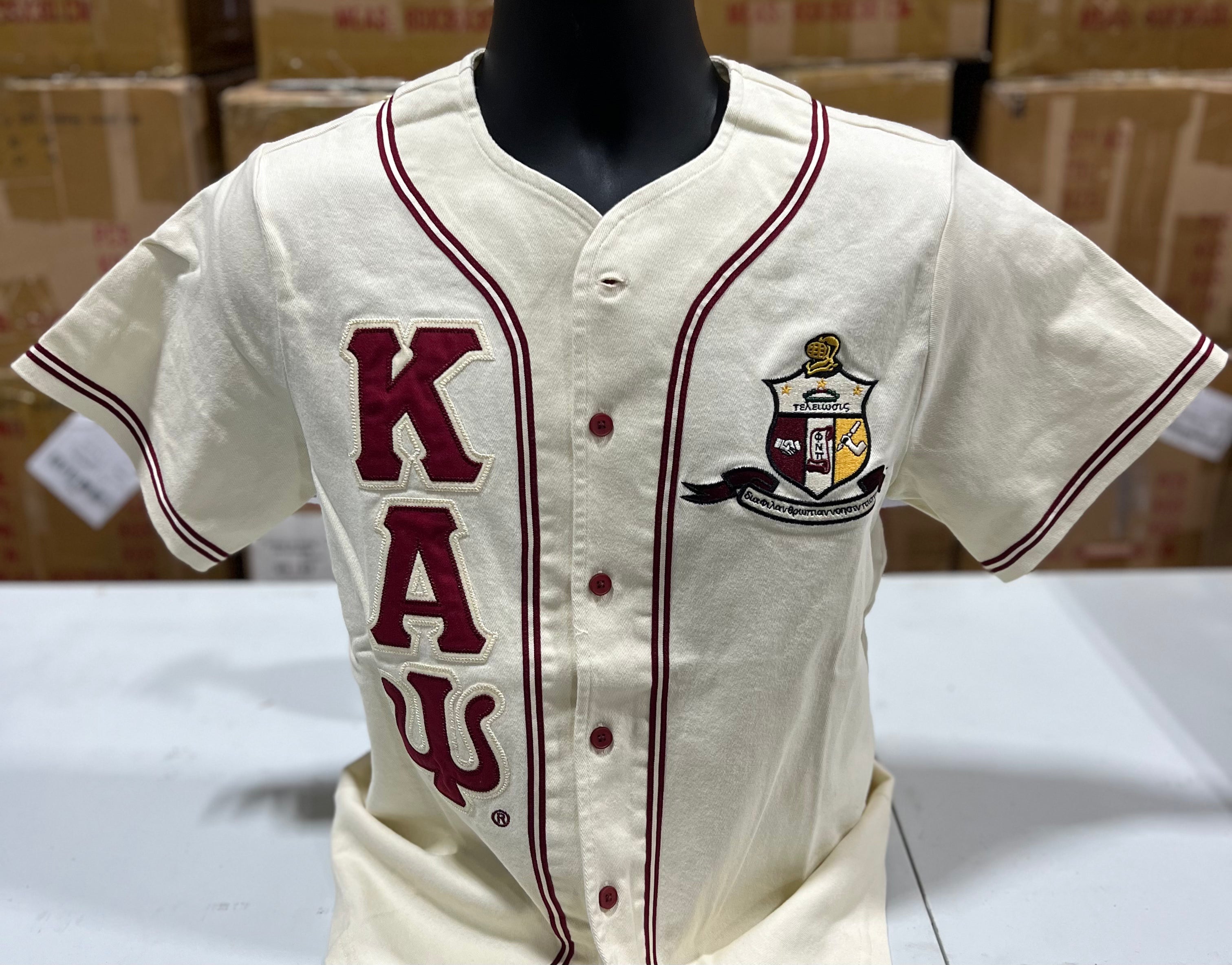 Kappa Cream Baseball Jersey