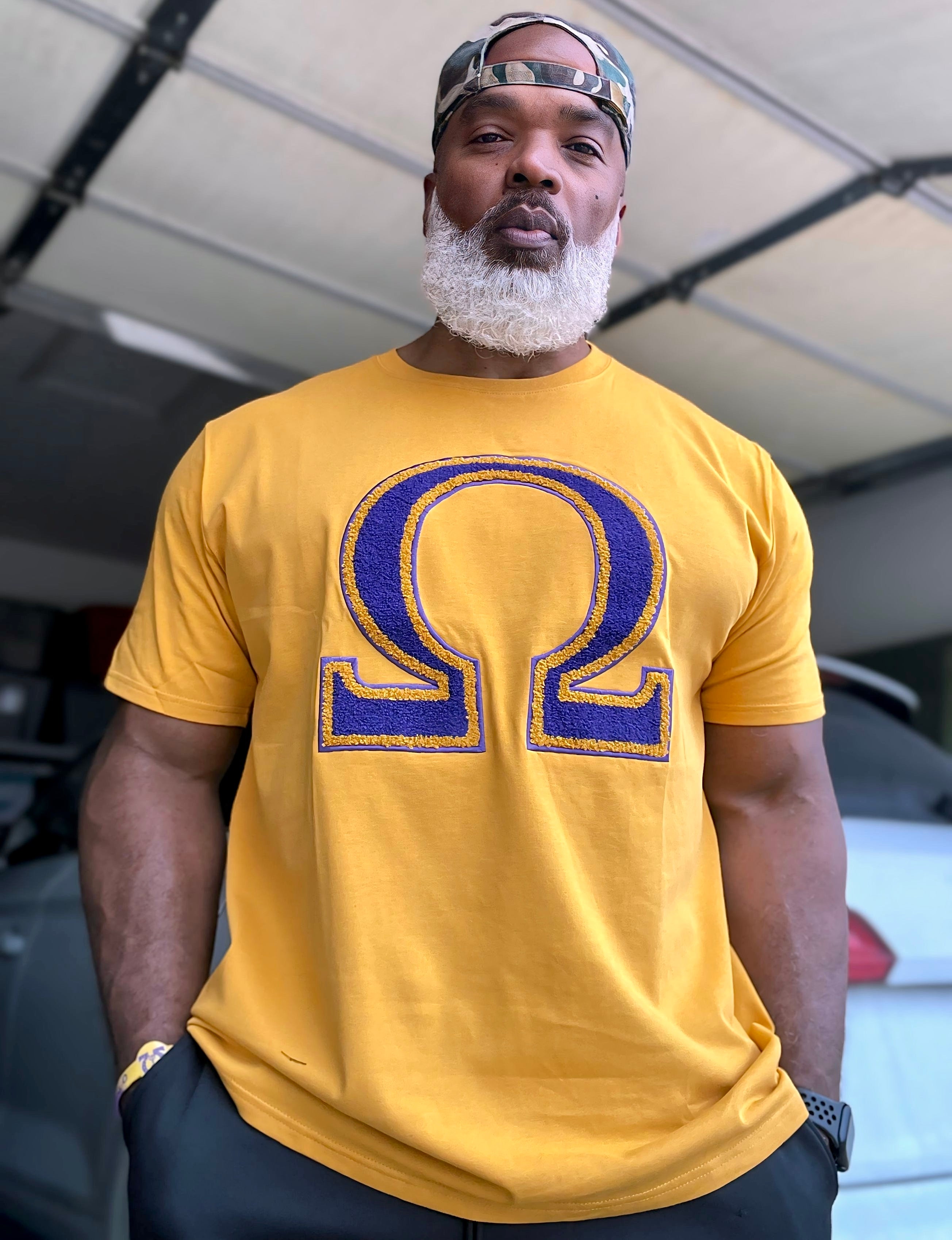 Omega Premium Old Gold Chenille T-Shirt