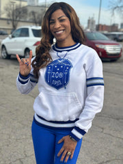 ZPB Crest Striped Chenille Crewneck (Unisex Size)