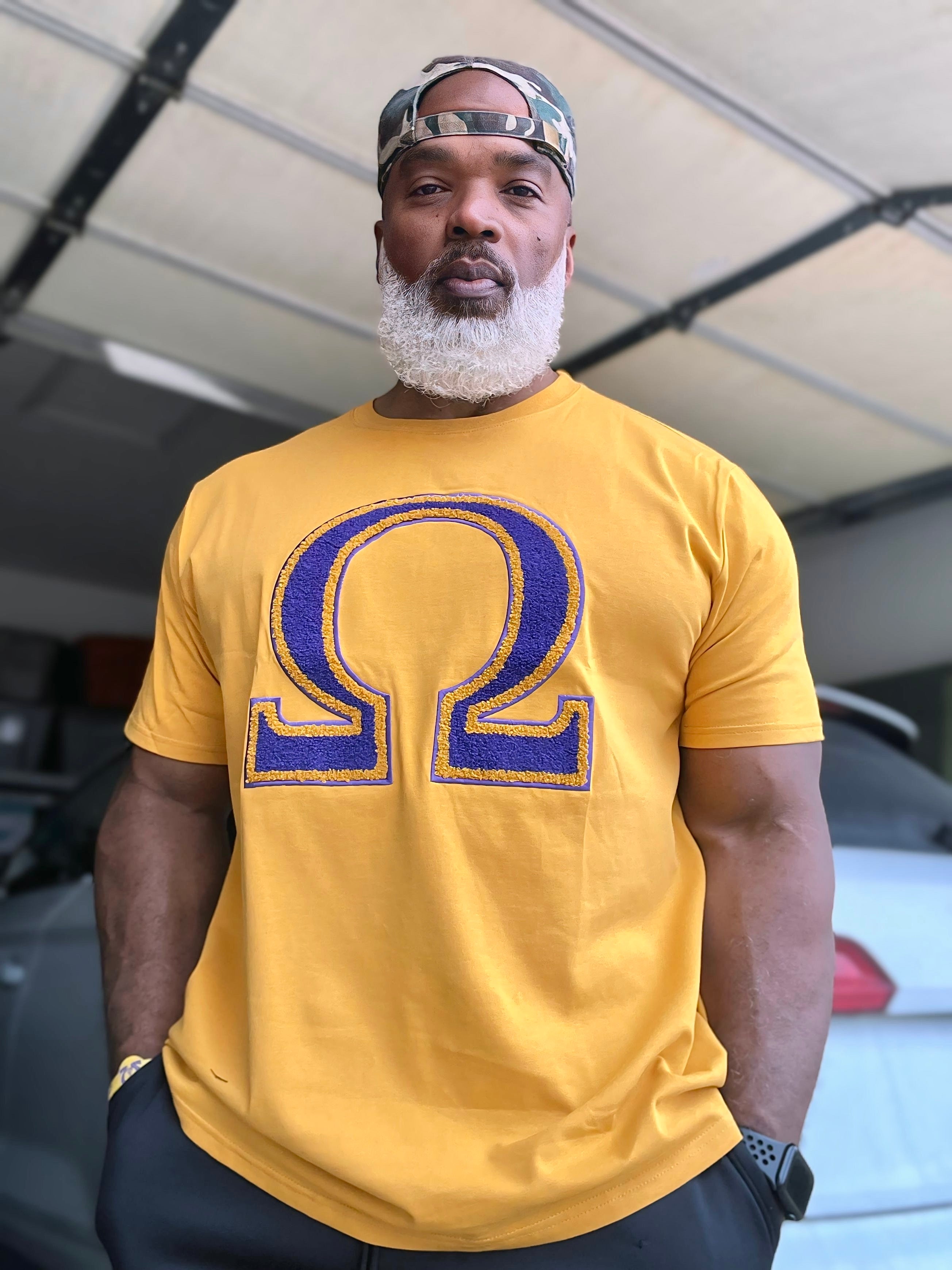 Omega Premium Old Gold Chenille T-Shirt