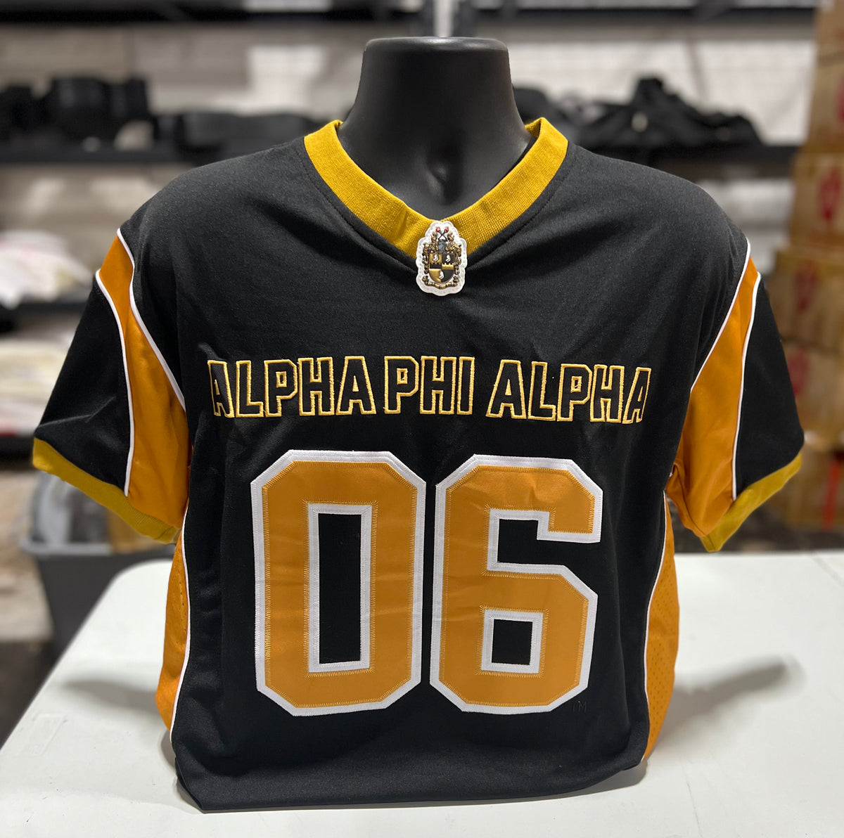 Alpha Black Football Jersey