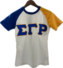 SGRho White Opp Sleeve Premium Shirt