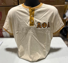 Alpha Neutral Premium Henley Shirt