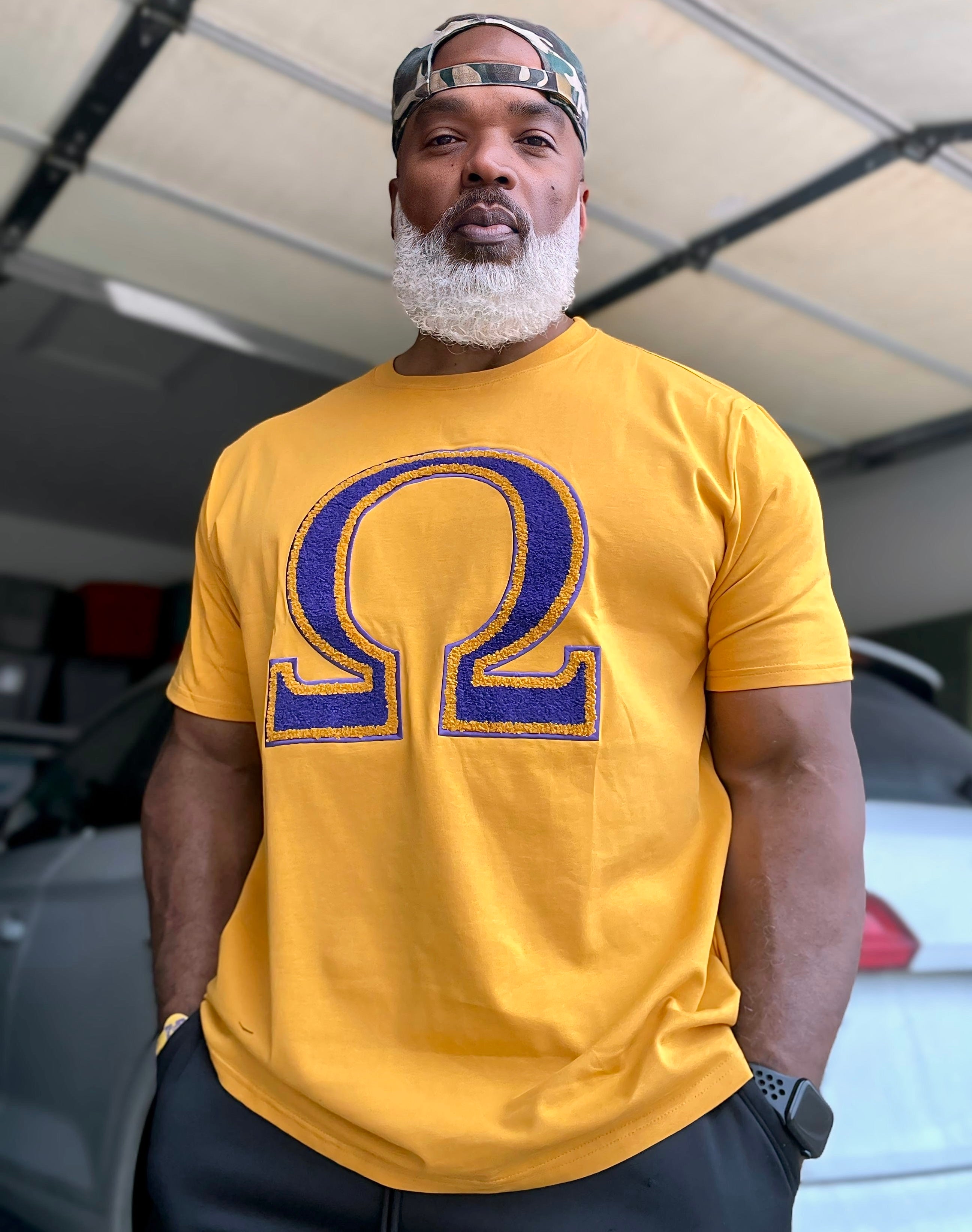 Omega Premium Old Gold Chenille T-Shirt