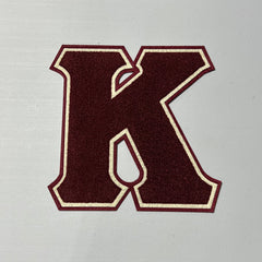 Kappa “K” Crimson Chenille Patch
