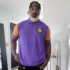 Omega Purple Premium Polo Shirt