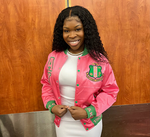 Aka hot sale satin jacket