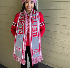 Delta Grey Scarf Only