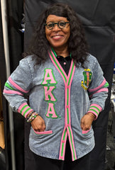 AKA Denim Cardigan Unisex Fit