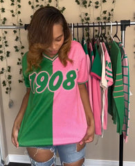 AKA Half And Half Baseball Jersey