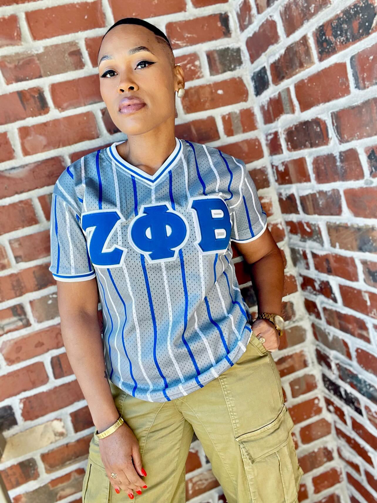 Zeta Grey Baseball Jersey