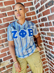 Zeta Grey Baseball Jersey