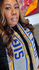Sigma Gamma Rho Grey Scarf