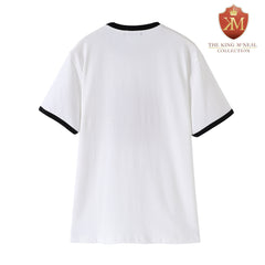 Premium Alpha White Chenille Crest Shirt